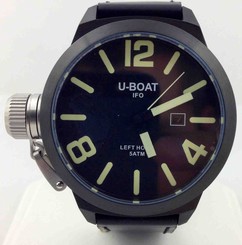 U-BOAT Left Hook IFO Black Dial 45mm PVD Men's Watch 7248