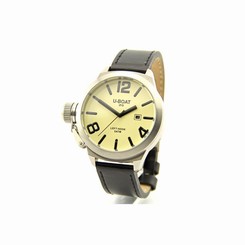 U-Boat Left Hook IFO 7247 Stainless Steel Silver Men Watch 3649