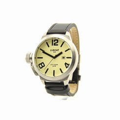 U-Boat Left Hook IFO 7247 Stainless Steel Silver Men Watch 3924