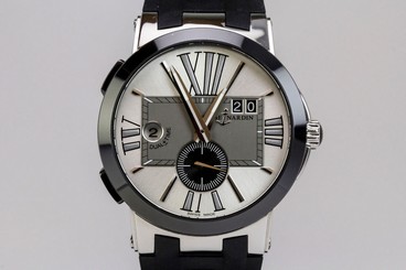 Ulysse Nardin Executive Dual Time 43mm Automatic Watch 243-00-3/421 243-00