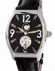 NEW Ulysse Nardin Michelangelo Gigante Steel Auto Date Strap Watch 273-68/62