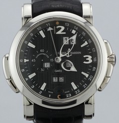 Ulysse Nardin GMT +/- Perpetual Automatic 18K White Gold 42mm Men's Watch 320-60
