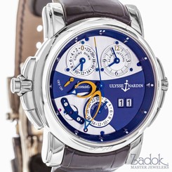 Ulysse Nardin Sonata Cathedral Automatic 18K White Gold 42mm Men's Watch 670-88