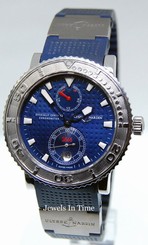 Ulysse Nardin Mens Blue Max Stainless Steel Mens Watch Box/Papers 263-58