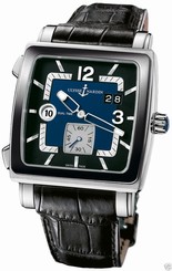 Ulysse Nardin Quadrato Dual Time 243-92cer/632 Stainless Steel New Ret: $8,800
