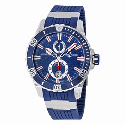 Ulysse Nardin Maxi Marine Diver Blue Dial Automatic Mens Watch 263-10-3-93