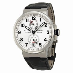 Ulysse Nardin Marine Chronometer Black Alligator Leather Mens Watch 1183-126-61 845960059749