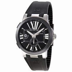 Ulysse Nardin Executive Dual Time Black Dial Automatic Mens Watch 243-00-3-42 845960027670
