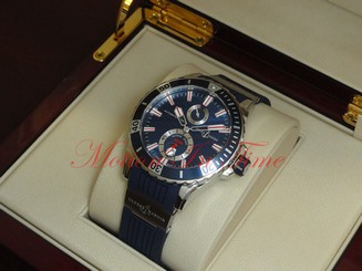 Ulysse Nardin Maxi Marine Diver 44mm Stainless Steel Blue Dial 263-10-3/93