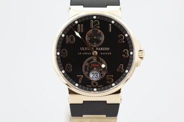 Ulysse Nardin Marine Chronometer 18K Rose Gold 266-66 with Arabic Numerals