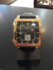 Ulysse Nardin Quadrato Dual Time 246-92/692 Wrist Watch for Men