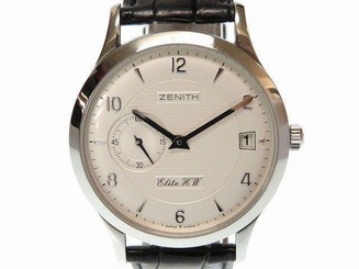 Authentic Zenith Elite 01.1125.650/02 Stainless steel White Watch Manual