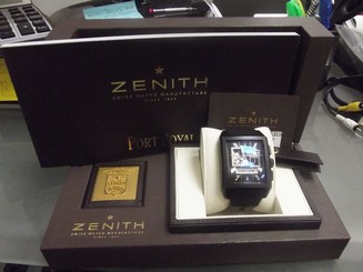 Genuine Zenith Port Royale Open Automatic Watch w/ Box, Auth Card & Book $18,500