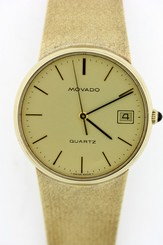 Movado Quartz �C 14KT Gold �C Unisex �C Zenith Movement �C?LIFETIME WARRANTY