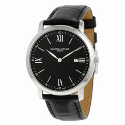 Baume and Mercier Classima Executives Black Dial Mens Watch 10098 7613268002827