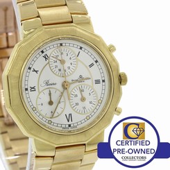 Baume Mercier Riviera 20th Anniversary LE 18k Gold Chronograph Watch MV045039