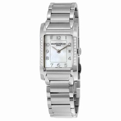 Baume and Mercier Hampton Mother of Pearl Diamond Ladies Watch 10051 7612456775659