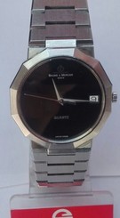Baume Mercier Geneve 4112 BM12101 Quartz Men's Swiss Watch Black Dial 974026