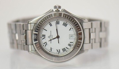 BAUME & MERCIER Stainless Steel Riviera MV045042 Date 34mm W/ Extra Link