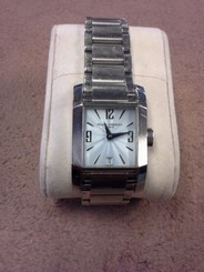 Baume & Mercier Hampton Stunning Ladies Quartz Stainless Steel Date Watch 65488