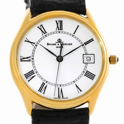Baume Mercier Classima 14K Yellow Gold Mens Watch 95248