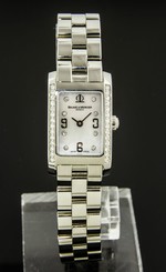 Baume et Mercier,Hampton Mini Diam Quartz , Stainless Steel Analog, Dress Styles