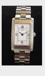 Baume & Mercier Diamand 64506Ladies watch Diamond bezel MOP S/S Retail $3999