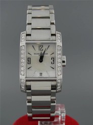 Womens Baume Mercier Diamond 1 Carat Watch 8666 Swiss Quartz MSRP $5490