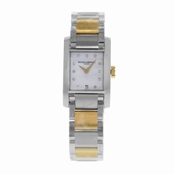 Baume & Mercier Diamant MOA08738 18K Yellow Gold & Steel Quartz Ladies Watch