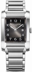 NWT Baume and Mercier Black Dial Stainless Steel Ladies Watch 10021 7612456708183