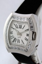 NEW Bedat & Co. No.3 RARE $25,500.00 Baguette Diamonds 18k White Gold watch.