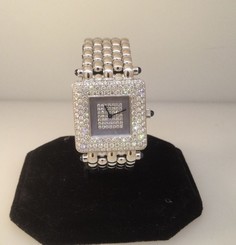CHOPARD CLASSIC SQUARE GOLD DIAMOND WOMEN"S WATCH 10/6889 NEW! $46,470 RETAIL!