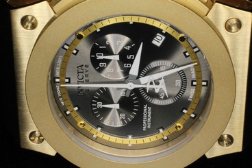 Invicta 12010 Akula Grey Dial and Grey Rubber Strap Chronograph Watch