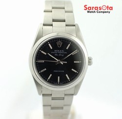 Rolex Air-King Precision 14000 Black Dial Stainless Steel Automatic Unisex Watch