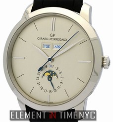 Girard Perregaux 1966 Full Calendar Moonphase Palladium 40mm LTD ED 49535 NOS