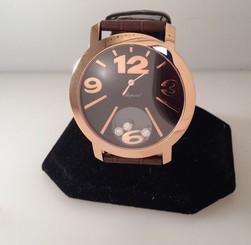 CHOPARD HAPPY DIAMONDS 18K ROSE GOLD LADIES WATCH 20/7449 NEW! $14,380 RETAIL!!!