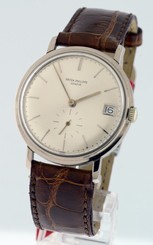 Patek Philippe Calatrava 3445G RARE 18k White Gold gent's 35mm watch.