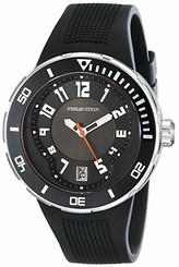 Philip Stein Men's 34-BB-RB Extreme Black Rubber Strap Watch 722631389483