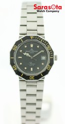 Baume&Mercier Riviera 4013.000 Black Dial Stainless Steel Quartz Women's Watch