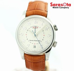 Girard-Perregaux 4935 Time Zone Alarm Stainless Steel Automatic Men's Watch