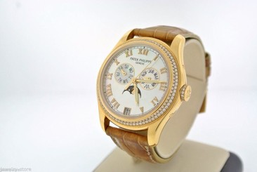 Patek Philippe Annual Calendar Moon Phase 18kt Yellow Gold Ladies Watch