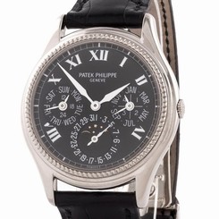 Authentic Men's Patek Philippe 5038G  Perpetual Calendar 18K White Gold Watch
