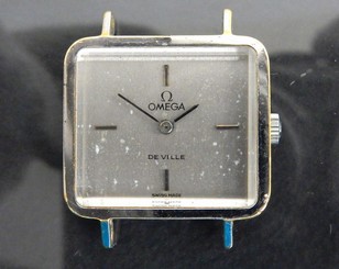 100% Authentic OMEGA DE VILLE Hand Wind Women's Wrist Watch Swiss Made 511.0375