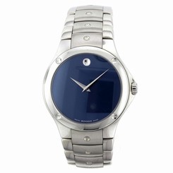 MOVADO MUSEUM SPORT EDITION 0605790 BLUE DIAL SS WATCH