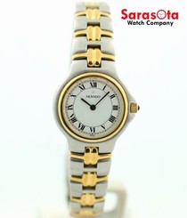 Movado 81.A1.827.2 White Roman Dial Two Tone Stainless Steel Quartz Womens Watch