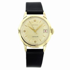 MOVADO 17 JEWELS SWISS MADE AUTOMATIC 14K GOLD A253077
