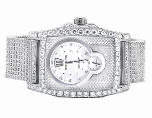 Custom Mens Breitling for Bentley Flying B A28362 XL VS Diamond Watch 32 Ct