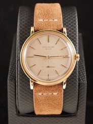 PATEK PHILIPPE REF 3429 SMALL SECONDS AUTOMATIC IN MINT 18K YELLOW GOLD VINTAGE