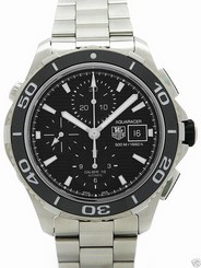 Auth TAG HEUER Aquaracer Calibre 16 CAK2110.BA0833 Automatic SS Men's watch 760643155481
