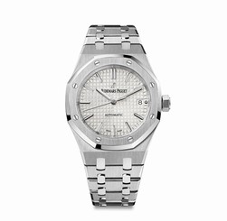 Audemars Piguet Royal Oak Ladies Automatic 37mm Silver Dial 15450ST.OO.1256ST.01